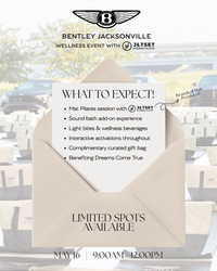 Bentley Jacksonville Wellness Event with JetSet Pilates
