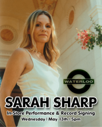 SARAH SHARP In-Store Performance & Record Signing