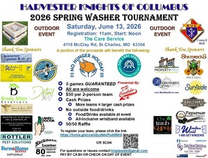 Harvester K of C Spring Washer Tournament Fundraiser