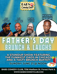 Father's Day Brunch & Laughs @ BABS