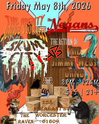 Jimmy West Band, Mighty Suicide Squirrels, The Negans, and Skum City!