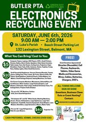 Belmont Electronics Recycling Event