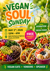 Vegan Soul Sunday - Hydration & Fresh Food  - 5.3.26
