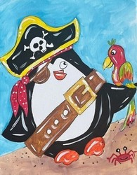 "Captain Jack Penguin" In-Studio Paint Party!