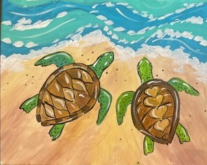 "Hittin' the Beach" In-Studio Paint Party!