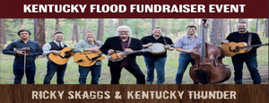 Ricky Skaggs Kentucky Flood Fundraiser Event, Sept 22, Millersburg Ohio