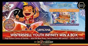 Lorcana Winterspell Youth INfinity Win A Box Tournament