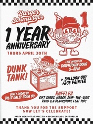 Burger Schmurger One- Year Anniversary Event