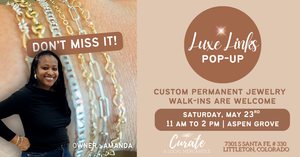 Custom Permanent Jewelry at Curate Mercantile