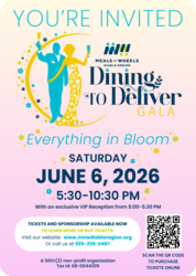 Meals on Wheels Diablo Region - Dining To Deliver Gala & Live Auction