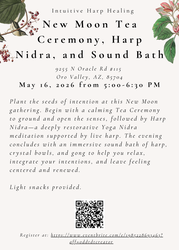New Moon Tea Ceremony, Harp Nidra, & Sound Bath