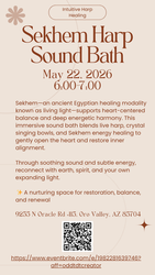 Sekhem Harp Sound Bath