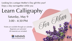Modern Calligraphy for Beginners at Mimms Museum