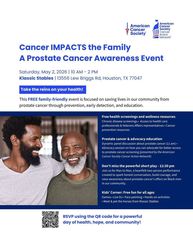 Cancer IMPACTS the Family: A Prostate Cancer Awareness Event