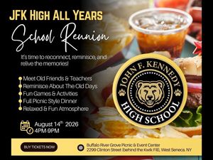 Join us for the J.F.K. All Years High School Reunion