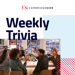 Weekly Thursday Trivia at CanalSide at CambridgeSide