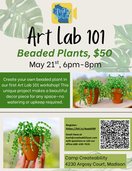 Art Lab 101: Beaded Plants