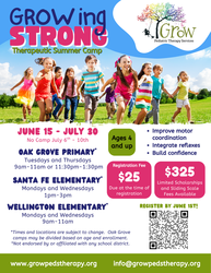 GROWing Strong Summer Camp (Oak Grove, Santa Fe, Wellington-Napoleon)