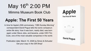 Book Club – Apple: The First 50 Years at Mimms Museum of Technology and Art