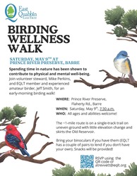 Birding Walk at Prince River Preserve in Barre