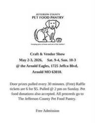 5th annual Jefferson County Pet Food Pantry Craft & Vendor Show