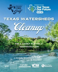 Trash Free Gulf Cleanup at Brushy Creek