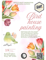 Paint a Birdhouse w/ Bryanna Cartucci