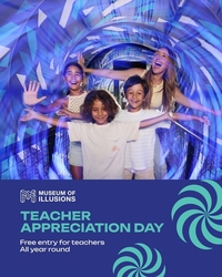 Free Admission for Teachers at Museum of Illusions at Mall of America