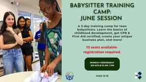 Babysitter Training Camp: June Session (Registration Required)