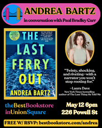 Author Andrea Bartz Discusses Thrillers and AI with Paul Bradley Carr