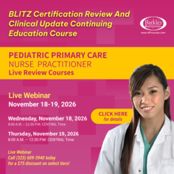 Live Webinar Pediatric Primary Care Nurse Practitioner Certification Review and Clinical Update