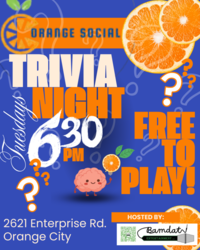 Orange Social Trivia Night with BAMDAT Entertainment