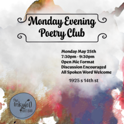 Monday Evening Poetry Club - Open Mic | Free Event