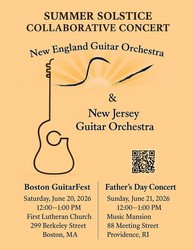 NEW JERSEY AND NEW ENGLAND GUITAR ORCHESTRAS IN CONCERT
