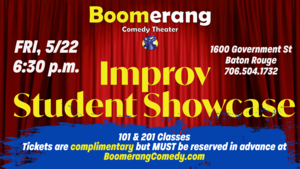 FREE IMPROV SHOW! 101/201 Student Graduation Showcase