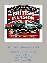 British Invasion Car Cruise & Lunch