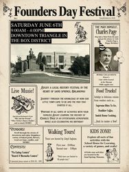 Founders Day Festival in Sand Springs, Saturday, June 6th