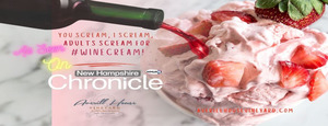 #WineCream Gourmet Wine Ice Cream! Hand Made for Averill House Vineyard, Brookline, NH thru 9-25