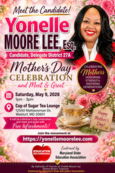 You’re Invited! Mother’s Day Celebration with Yonelle Moore Lee – Meet the Candidate 💐🎉