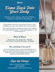 Somatic Stress Release for Caregivers at Chandler Hub, Wednesday, May 20