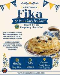 Fika & Pannkaksfrukost | Swedish Festival week kickoff