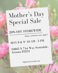 High Society's Mother's Day Boutique Sale
