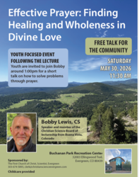Inspirational talk: Effective Prayer: Finding Healing and Wholeness in Divine Love