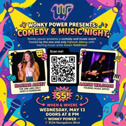 Comedy Music Jam at Wonky Power