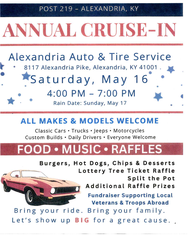 American Legion Auxiliary Post 219 Annual Cruise-In