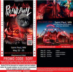 Paranormal Cirque III Inferno ST Paul, MN