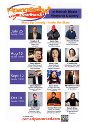 Wine & Laughs: Outdoor Comedy Shows at Hannah Nicole Winery