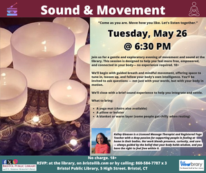 Sound and Movement with Kelley Gleason