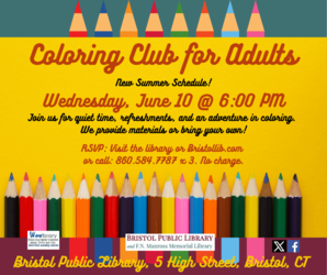 June Coloring Club for Adults