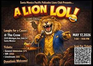 Santa Monica Lions Club Comedy Fundraiser